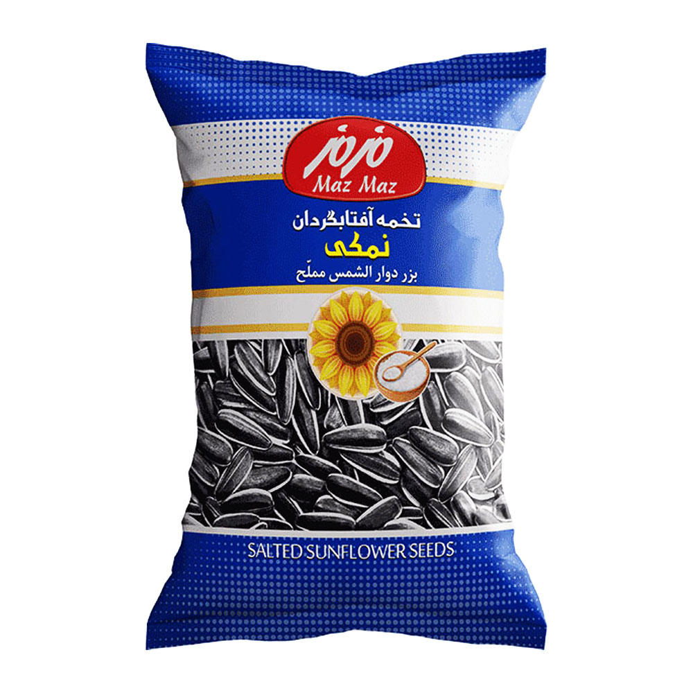 Maz Maz Big Salted Sunflower Seeds 125g – Classic Snack with Shell